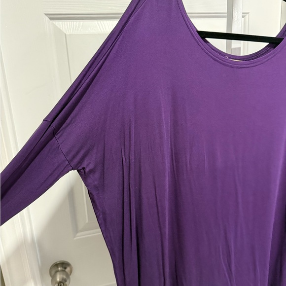 Piko 1988 Rich Purple Long Sleeve Top - Picture 2 of 4